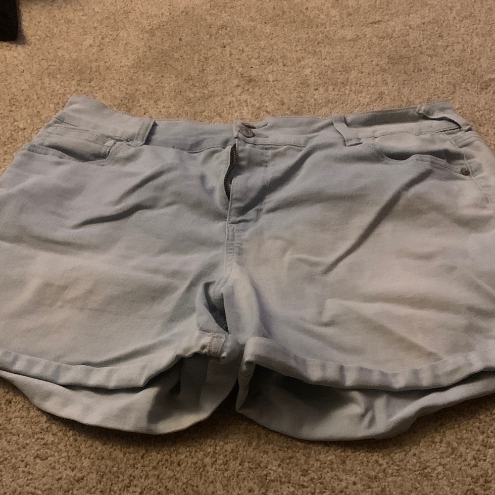 Women's Light Blue Shorts